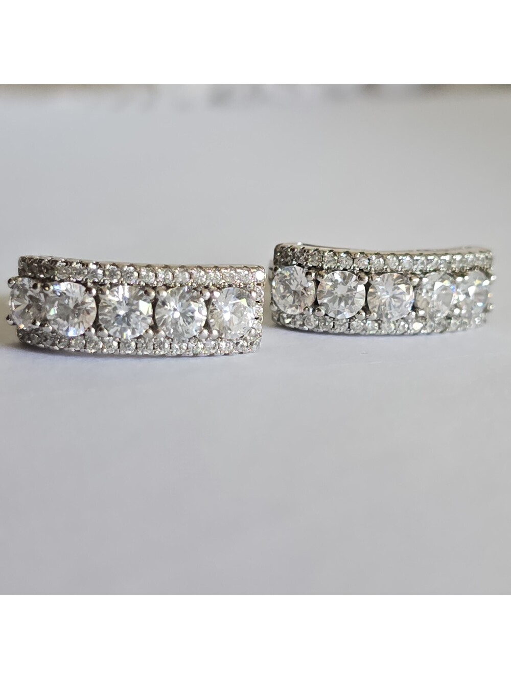 925 Sterling Silver Hoops earrings